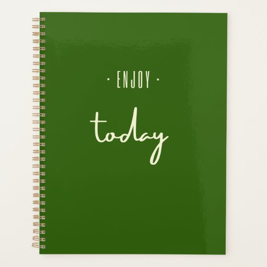 geniet vandaag. Kalenders en planners (Voorkant)