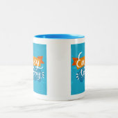 Geniet vandaag nog van tweekleurige koffiemok (Center)