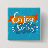 Geniet vandaag nog van vierkante button 5,1 cm (Voorkant)