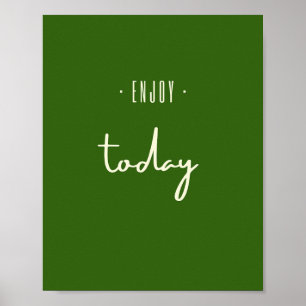 geniet vandaag. Poster en Prints