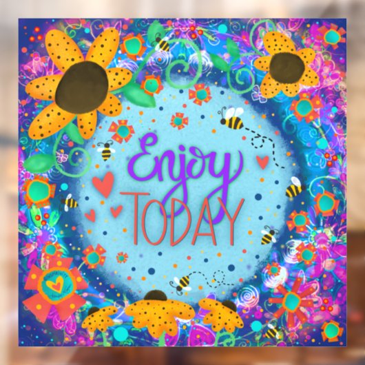 Geniet vandaag van “Inspirivity” vensterfolie Raamsticker (Vel 2)