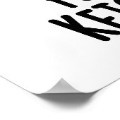 Geniet vandaag van Ketchup Tomaat Grappig Eten Pun Poster (Hoek)