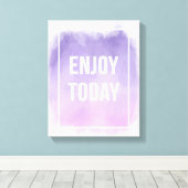 Geniet vandaag van Motivatie prijsopgave Canvas Afdruk (Insitu (Houten vloer))