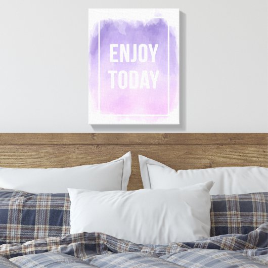 Geniet vandaag van Motivatie prijsopgave Canvas Afdruk (Insitu (Slaapkamer))