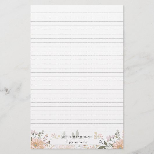 Geniet voor altijd van het leven | JW Briefpapier (Voorkant)