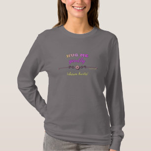 Geniet zachtjes van helder roze met lange bescherm t-shirt