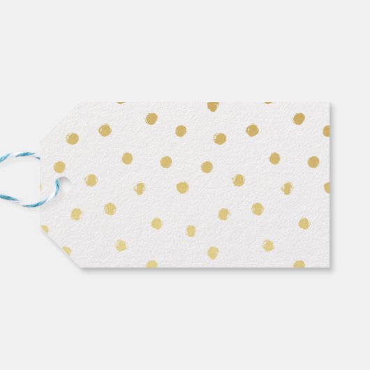 "Genieten" Gold kalligrafie bruiloft gunst Label Cadeaulabel (Achterkant Horizontaal)