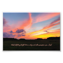 Genieten Inspirerende Quote Zonsondergang Fotograf Foto Afdruk