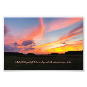 Genieten Inspirerende Quote Zonsondergang Fotograf Foto Afdruk