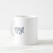 genieten koffiemok (Voorkant links)