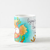 Genieten Mij Tijd bij de Beach Mok (Center)