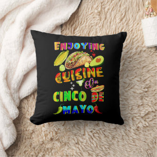 Genieten van de keuken op Cinco de Mayo Kussen