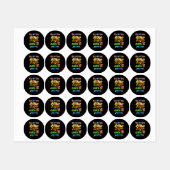 Genieten van de keuken op Cinco de Mayo Labels (Vel)