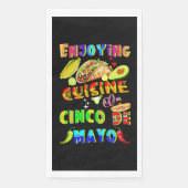Genieten van de keuken op Cinco de Mayo Servet (Voorkant)
