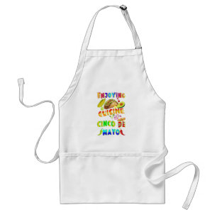 Genieten van de keuken op Cinco de Mayo Standaard Schort