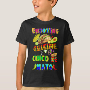 Genieten van de keuken op Cinco de Mayo T-shirt