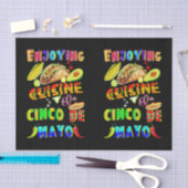 Genieten van de keuken op Cinco de Mayo Tissuepapier (Craft)