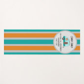 Genieten van de reis neven kamp retro camper yogamat (Voorkant (horizontaal))