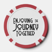 Genieten van de Reis Retro Camper Poker Chips (Achterkant)