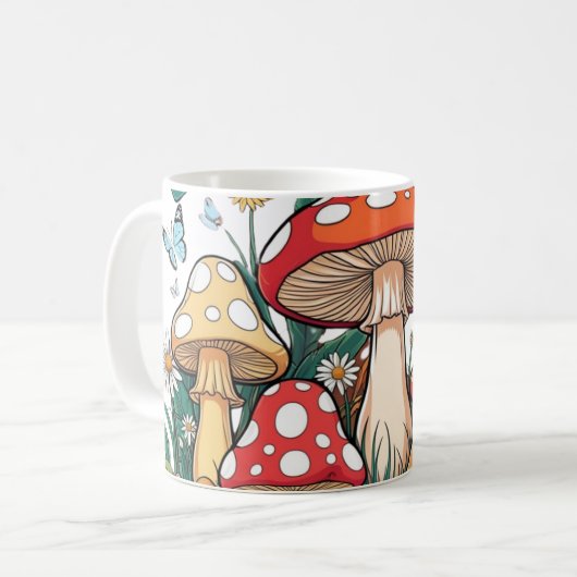 Genieten van de schoonheid van het leven mok (Voorkant links)