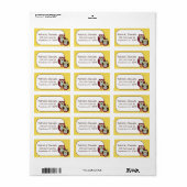 Genieten van de Sunshine Adresetiketten Etiket (Full Sheet)