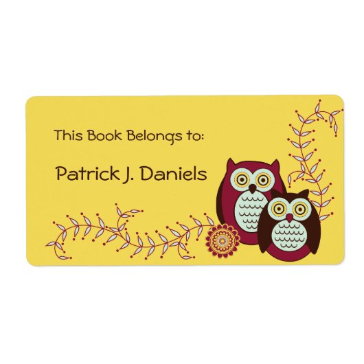 Genieten van de Sunshine Bookplaten Etiket (Voorkant)