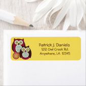Genieten van de Sunshine Return Address Labels (Insitu)