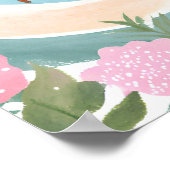 Genieten van een duik poster (Hoek)