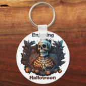 Genieten van Halloween Sleutelhanger (Voorkant)