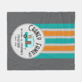 Genieten van het leven samen Retro Camper Fleece Deken (Voorkant (Horizontaal))