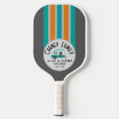 Genieten van het leven samen Retro Camper Pickleball Paddle (Achterkant)