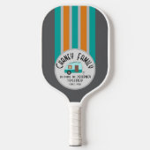 Genieten van het leven samen Retro Camper Pickleball Paddle (Voorkant)