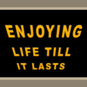 Genieten van het leven servetten