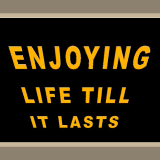 Genieten van het leven servetten