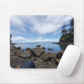Genieten van het uitzicht van de oceaan, magische  muismat (Met muis)