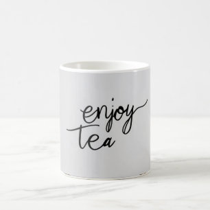 Genieten van thee met koffie Mok