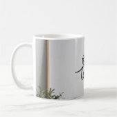 Genieten van thee met koffie Mok (Links)