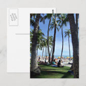 Genieten van Waikiki Beach Briefkaart (Voorkant / Achterkant)