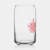 genietend van een drankje blikvorm glas (Rechts)