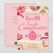 Genietingen in feestelijke fantasie tekening (aanp kaart (Voorkant / Achterkant)