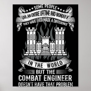 Genietroepen hebben dat probleem niet trots poster