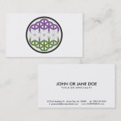 genieure geometrie gendergelijkheid visitekaartje (Voorkant / Achterkant)