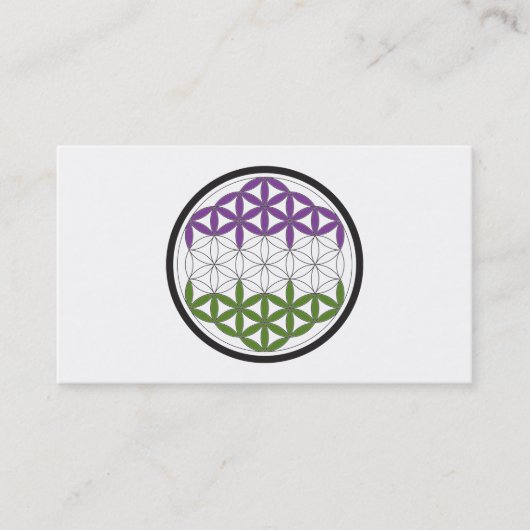 genieure geometrie gendergelijkheid visitekaartje (Voorkant)