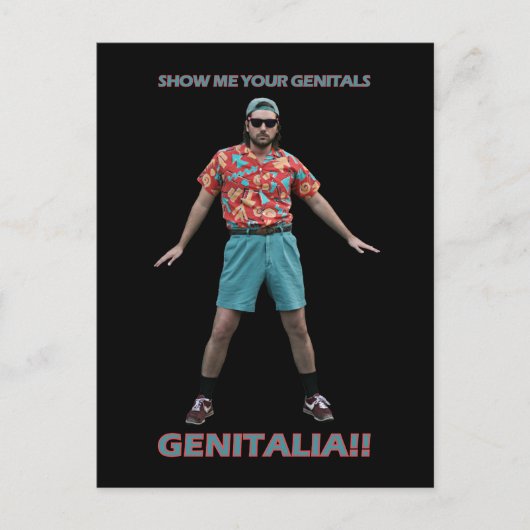 Genital Dance Briefkaart (Voorkant)