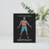 Genital Dance Briefkaart (Staand voorkant)