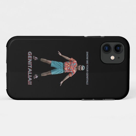 Genital Dance Case-Mate iPhone Case (Achterkant (horizontaal))