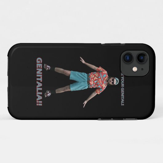 Genital Dance Case-Mate iPhone Case (Achterkant (horizontaal))