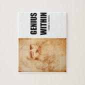 Genius Binnen (Leonardo da Vinci Self-Portrait) Legpuzzel (Verticaal)