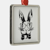 Genius Bun Metalen Ornament (Rechts)