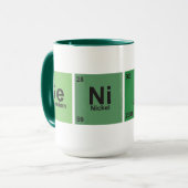 Genius Cup. Periodic table of elements. Mok (Voorkant links)